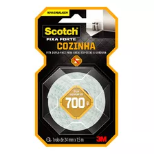 Fita Dupla Face 3m Scotch Fixa Forte Para Cozinha 24mm 