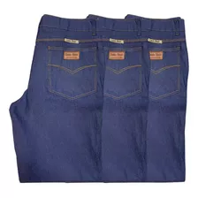 Kit 3 Calças Jeans Masculina Plus Size Tamanho Grande Lycra