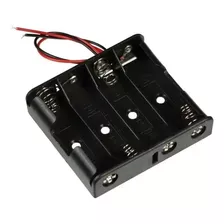 Suporte Para 4 Pilhas Aa Comum Com Rabicho Para Arduino Esp