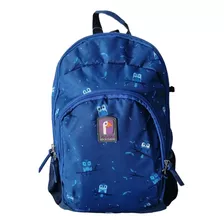 Mochila Goose Di Como Buhos Azul