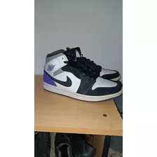 Jordan 1 Mid Court Purple 10.5 Us Originales