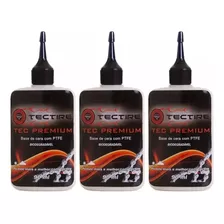 Lubrificante Tectire Tec Premium 90ml Longa Duração 3 Unid