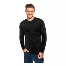 Sweater Hombre Liso Redondo Hilo Importado Dia Del Padre