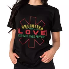 Remera Estampada - Red Hot Chili Peppers - Love - Fluor