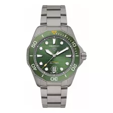 Relógio De Luxo Aquaracer Profissional 300 Verde Automático