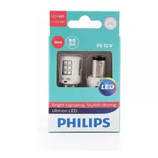 Juego De Lamparas Led Philips P21/5w 12v Roja