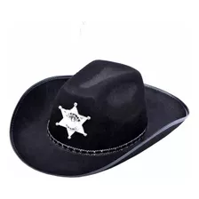 Chapéu Cowboy Masculino Com Estrela No Meio