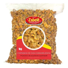 1kg Castanha De Caju Caramelizada - O Melhor Na Zabelê