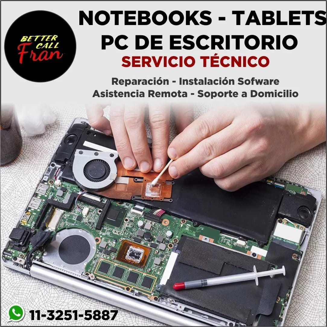 Servicio Tecnico Pc - Notebooks - Reparaciones A Domicilio