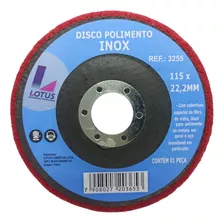 Disco Pré Polimento Limpeza Aços E Aço Inox 115x22,2mm