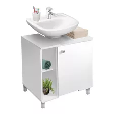 Mueble De Baño Puertas Y Estantes Armado Para Piletas Fijas