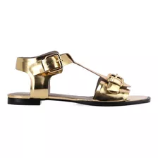 Sandalias Chatas Mishka Acai Oro