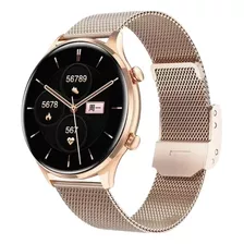 Reloj Smart Watch Ak50 Llamadas Fitness Bt - Gold 