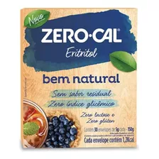 Adoçante Zero Cal Eritriol Bem Natural Pó Com30 Sachês De 5g