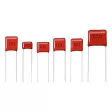 Capacitor Poliester Metalizado 0.1uf 100nf X400v Pack X1