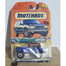 Autito Matchbox Jeep 4x4 Blister Antiguo