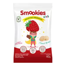 Smookies Galletitas Organicas Kids Sabor Frutilla 40grs