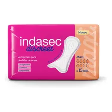 Indasec Discreet Maxi Apósitos Incontinencia X 15 Unidades