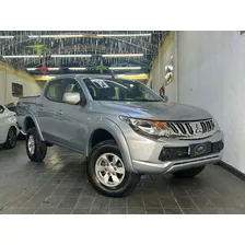 L200 Triton Sport Gls Cabine Dupla Diesel Autom 2019 Prata