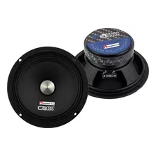 Bocina Tipo Midrange Carbon Audio Ca-mr08080pr Para Carros, Pickups & Suv Color Negro De 4 8 X 8 X 8 