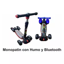 Monopatín Con Humo Y Bluetooth