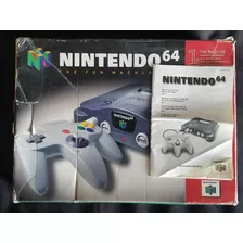 Caja De Nintendo 64 Con Manual