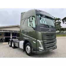 Volvo Fh 540 Verde Pac. Ec Tração 6x4 Ano 2023/23 Traçado 