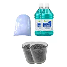 Kit Limpeza Polimento 2 Kilos Esfera 1,5mm 2l Shampoo 1kg B5