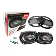 Par Bocinas 6x9¨ 4 Vias 75w Rms 750w Max Rockseries Rks-694