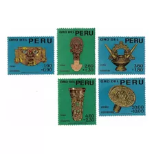 Peru 1968 Oro De Peru Objetos Varios Serie Mint Compl 472/6 