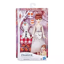 Boneca Anna E Olaf Frozen 2 Picnic Outono Disney Hasbro