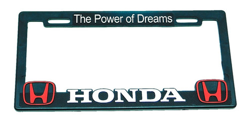  Portaplacas Premium Honda Juego 2 Piezas Foto 3