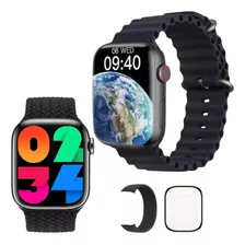 Relógio Digital Smartwatch V9 Pro Max Relógio Inteligente Caixa Preto Pulseira Preto Bisel Preto Desenho Da Pulseira Liso