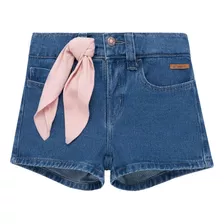 Short Con Pañoleta Para Bebé Niña