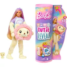 Barbie Muñeca Cutie Reveal Con Pelo Rubio Y Disfraz De León 