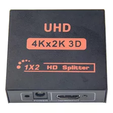  Splitter Hdmi 1 X 2 1.4 - 4k Com Fonte