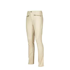 Pantalón Algodón Orgánico Mujer Leman Blanco