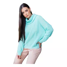 Blusa Max Suéter Gola Boba De Tricô Luxo Inverno 