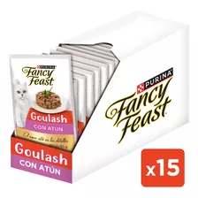 Pack X15 Alimento Húmedo Fancy Feast Goulash Atún 85g