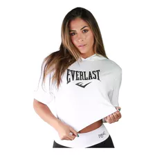 Cropped Everlast Pro Ronda Com Capuz Feminino - Branco