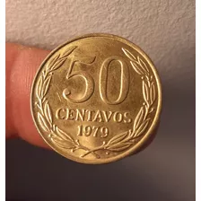 Moneda 50 Centavos. Chile, 1979.