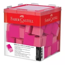 Caixa De Borracha Rosa Faber Castell Capa Plastica 24un