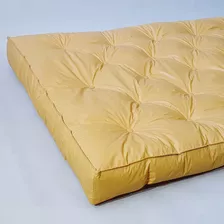 Colchon Para Futon 3 Cuerpos Eco Cuero 190x140 Cm Reforzado