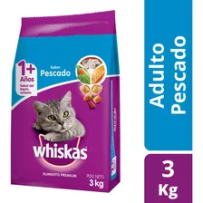 Alimento Gato Adulto Whiskas Pescado Bolsa 3 Kg