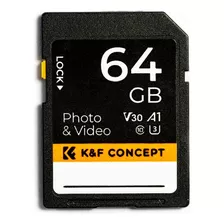 Tarjeta De Memoria Sdxc 64gb | K&f Concept | 90mb/s V30 A1