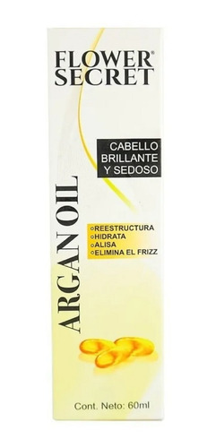 Aceite De Argan Hidratante Para Cabello Flower Secret 60ml