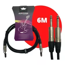 Cable Para Guitarra Electrica Bajo Plug Reforzado 6 Metros Dgjj100l6