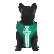 Peitoral Air Palmeiras G Freefaro Para Cachorro Cor Verde E Branco