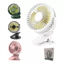 Ventilador Portátil Recargable Con Pinza / F70