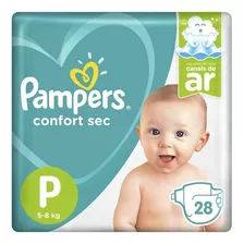 Fraldas Pampers Confort Sec P